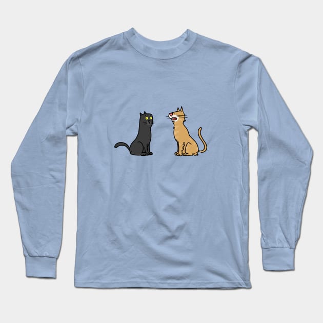 Blackcat Long Sleeve T-Shirt by Otterlyalice